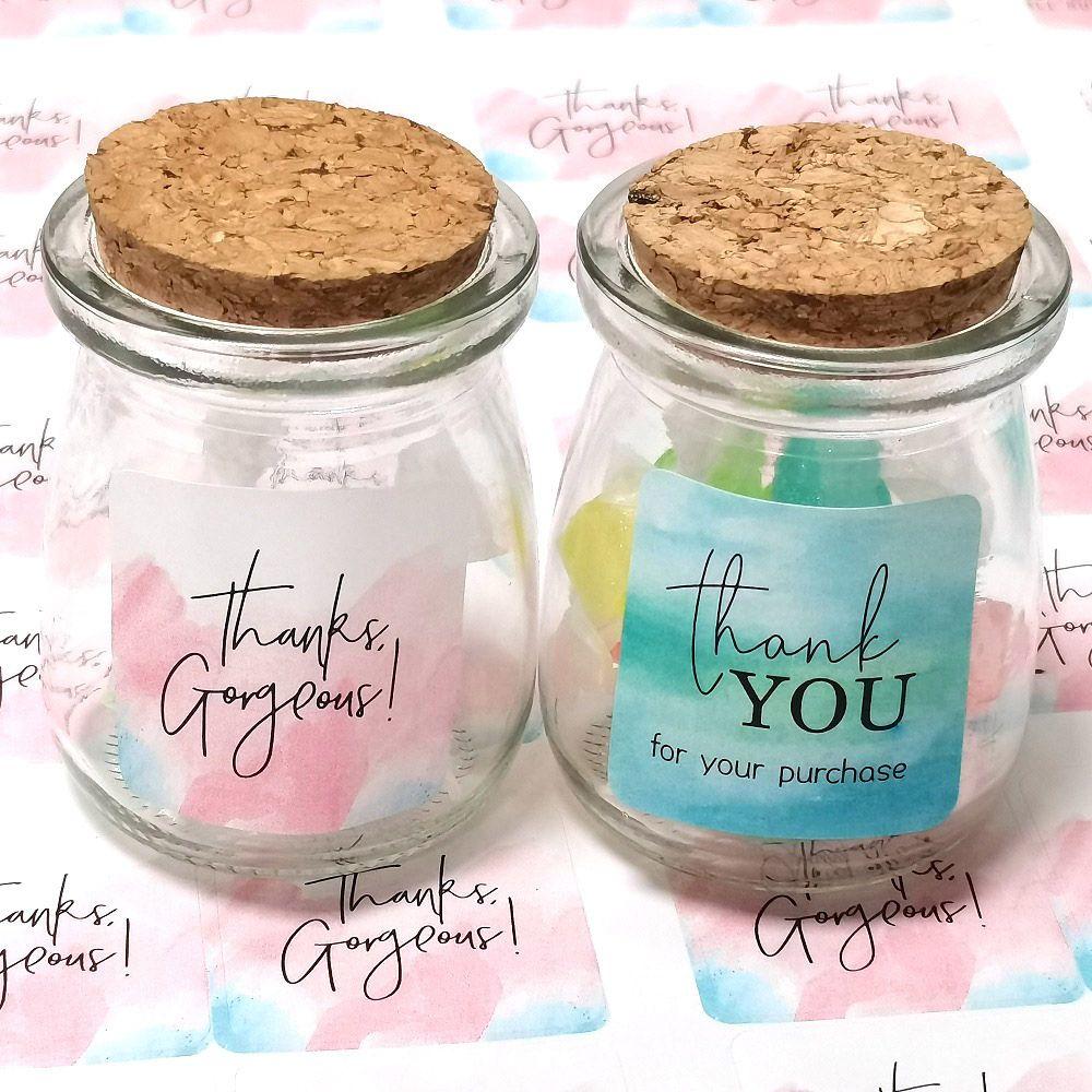 Package Decoration Sealing Labels For Supporting My Small Business Gorgeous Thank You Stickers