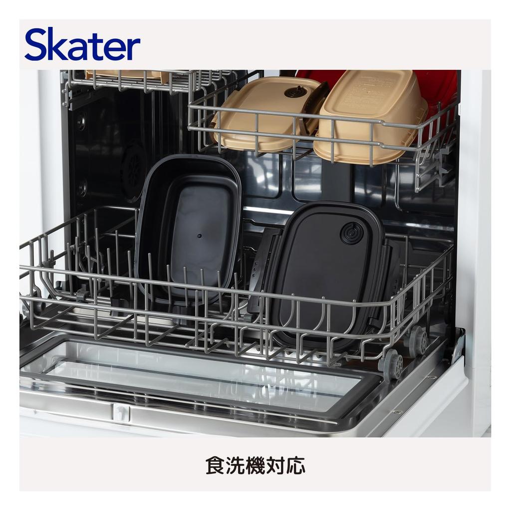 Skater Easy Light Bento Box L 720ml Red Seal Storage Container