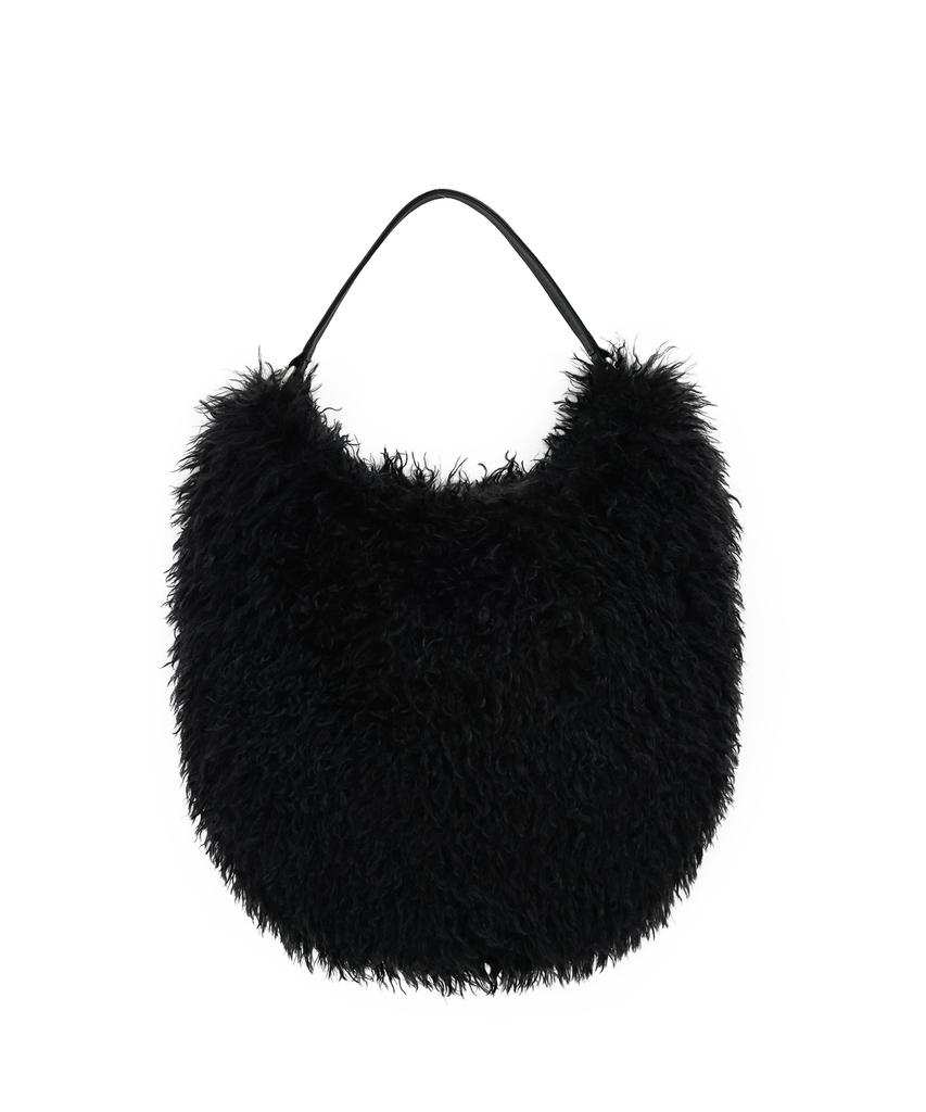 Sandric Two Way Fur Bag_Black