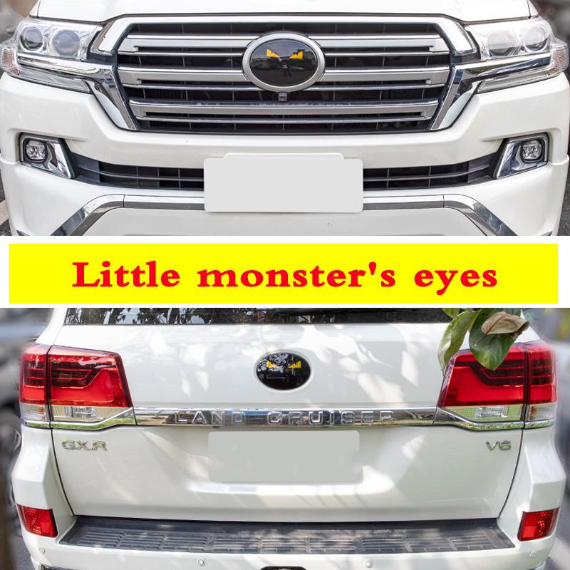 Для T/oyota Alphard Vellfire Cruiser Supra Prado, меняющий цвет логотип, автомобильный значок Camry Sienna Tundra, наклейка, модифицированные аксессуары