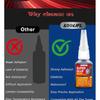 Super glue, tire glue, black strong bonding, 20ml, three-second initial solid quick repair suitable for plastic and rubber.