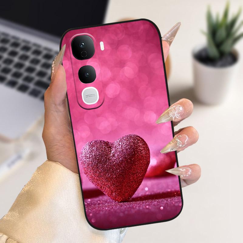 Для Vivo Y400 Pro Y400Pro 5G Чехол Стильный Мягкий ТПУ Силиконовый Задняя Крышка Бампер Для Vivo Y400 4G 5G Чехол для Телефона V2506 Защитный Чехол