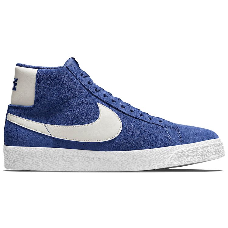 Nike Zoom Blazer Mid SB Кроссовки унисекс Deep Royal Blue White Sail 864349-403