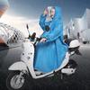 New Model Electric Vehicle Raincoat, Motorcycle Rain Gear with Enlarged and Thickened Double Brim, Suitable for Single or Double Riding, Adult Oxford
