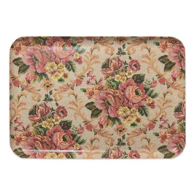 Поднос для ланча TATSU-CRAFT NR, Большой, 39 см, Оригинальная веб-модель, Дизайн «Викторианская старая роза», Нескользящий, Подходит для микроволновой печи, Пластик, Доступен в большом и