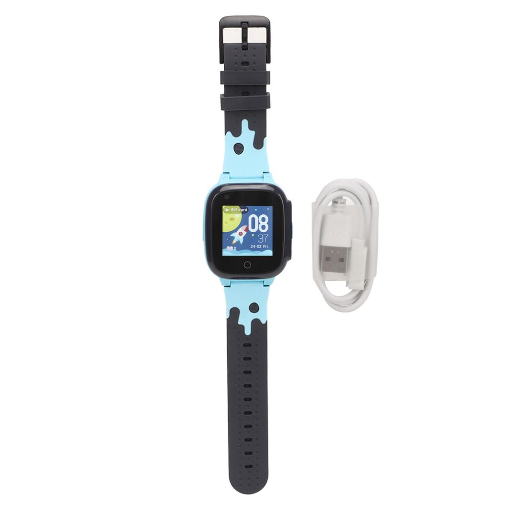 4G Kids Smartwatch for Boys Girls 1.3inch Voice Chat Pedometer Long Standby Positioning Phone Watch
