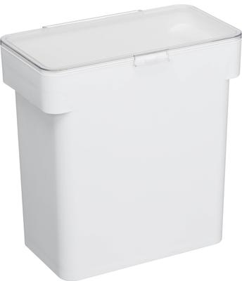Yamazaki Tower Slim Rice 5 кг с мерным 28 см Ш x Г x Модель 3375 Контейнер под раковину, Вместимость, Мерный стакан, Белый, Прибл.. 16.5см 28.5см В,