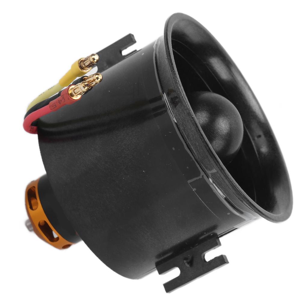 70мм 6-лопастной канальный вентилятор EDF с бесколлекторным двигателем QF2827 KV3800 для радиоуправляемых самолетов