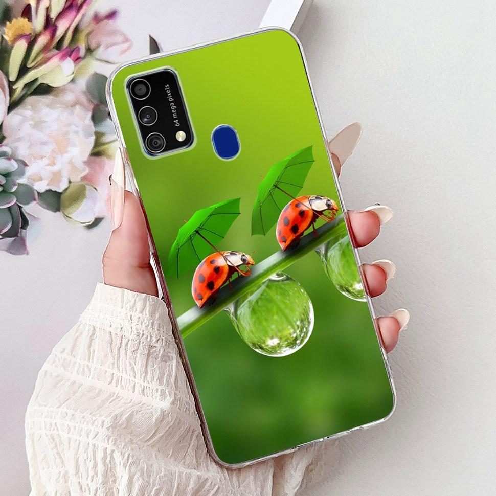 Cute Cat Caroon Cover For Samsung Galaxy A21s Case Soft Silicone Fundas Phone Cases For Samsung A 21s A21s SM-A217F Full Bumper