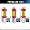 2Pcs 1156 BA15S BAU15S 1157 BAY15D P21W P21/5W PY21W 108SMD 4014 Car Led Turn Signal Lights Brake Tail Lamp Auto Rear Reverse Bulbs White Red Yellow