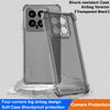 IMAK Чехол для Xiaomi 14 Ударопрочный с подушками безопасности по углам Прозрачный ТПУ Чехол для телефона