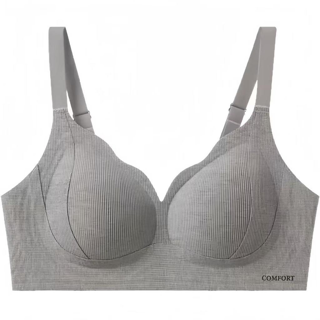 Light and warm abrasion, pull non-marking underwear, women's small breasts gather without steel rings, close sub-breasts, anti-sagging soft support