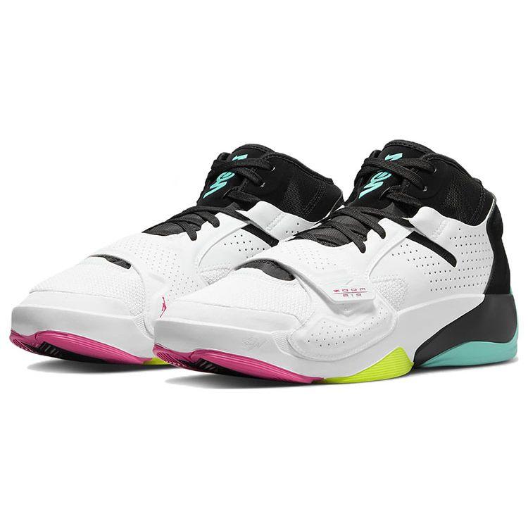 Air Jordan Zion 2 Dynamic Turquoise Men Sneakers White Volt Black DO9161-107