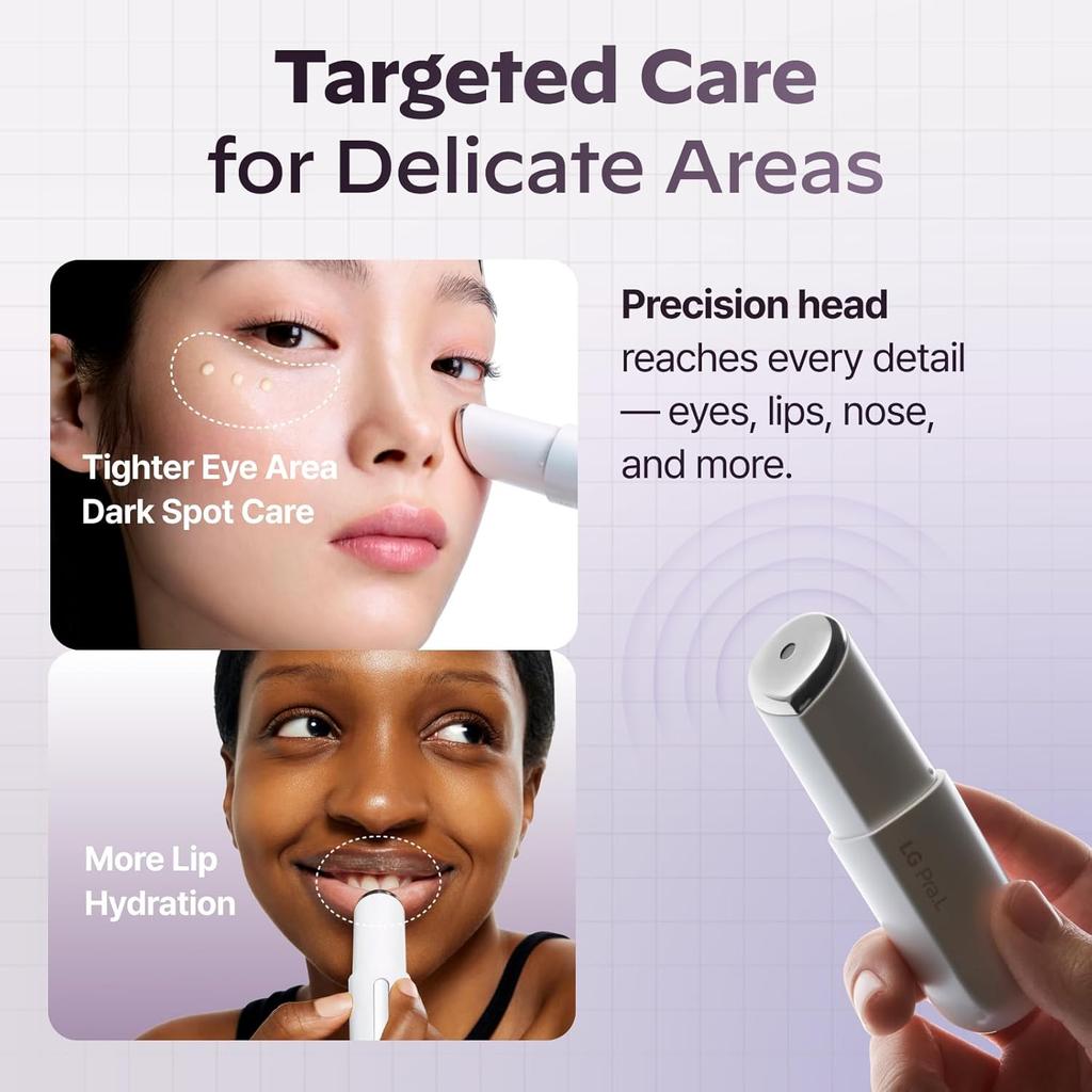 LG Pra.L Гальванический бустер для лица Super-Foam – Мистический белый