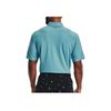 Under Armour Solid Color Double Placket Polo Shirt Men Tops Blue 1377362-400