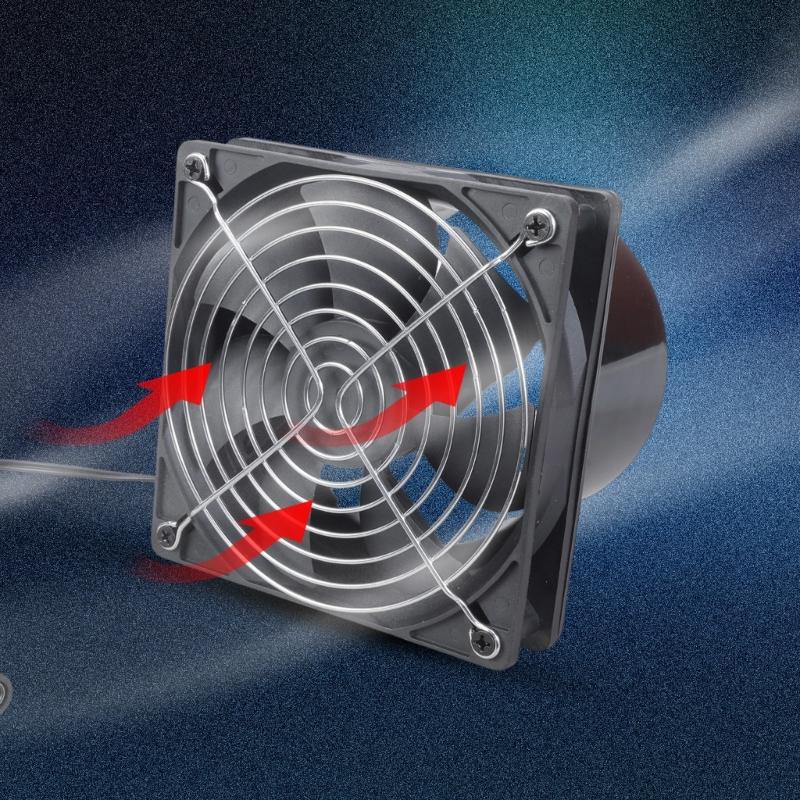 12 см 5 В Вытяжной вентилятор Тихий канальный вытяжной вентилятор Вентилятор для вытяжки воздуха с регулятором скорости