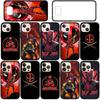 Cover for iPhone 17 16 15 Xiaomi Poco Redmi Note 14 13 12 11 Pro Max 9 16e Samsung Galaxy S25 S24 OPPO Huawei Wolverine Superhero Deadpool Phone Case