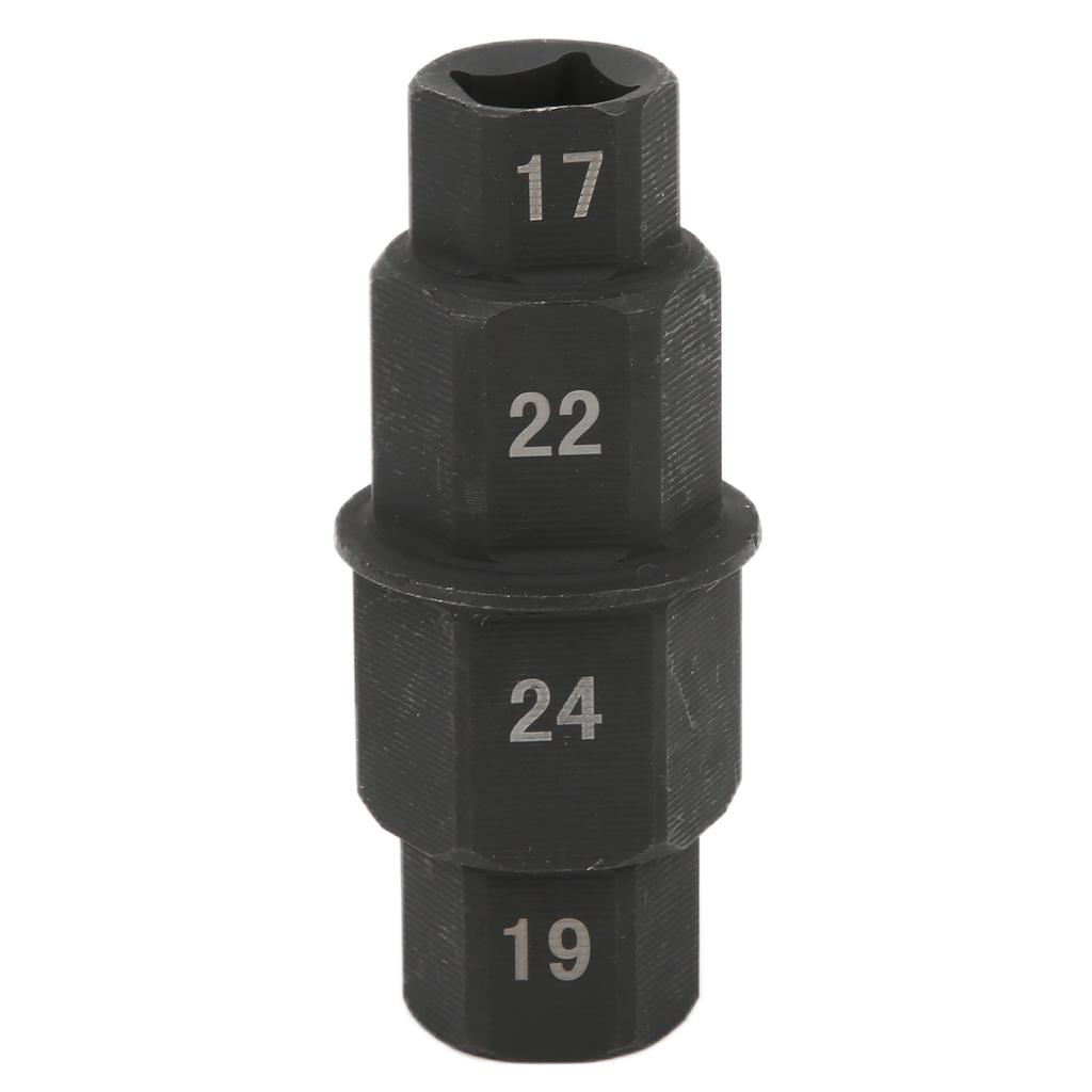 Motorcycle Hex Axle Tool 17192224mm Front Wheel Hub Spindle Socket Adapter Replacement for