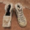 Men's Plus Size Camouflage Fashionable Velvet Warm Outdoor High Top Hiking Shoes Hiking Shoes Outdoor Casual Shoes