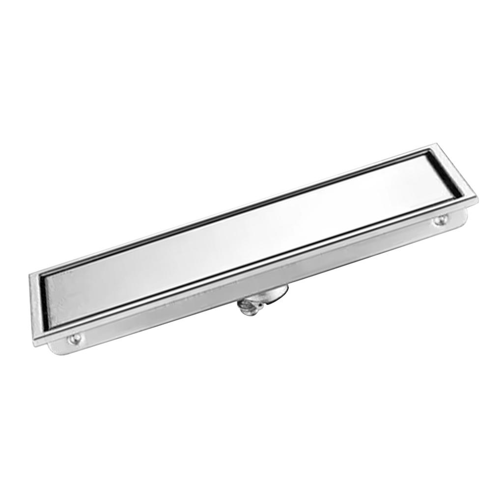 Linear Floor Drain Rectangular Prevent Clogging 304 Stainless Steel Long Shower Drain for Bathroom