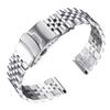 Watch Band Stainless Steel Watch Strap Metal Watch Band Metal Watch Strap 18mm 20mm 22mm 24mm 26mm Replacement Smart Watch Strap Highly Durable Men