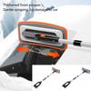 Car Snow Scraper, Aluminium Alloy Snow Brush With Detachable Ice Scraper Portable Winter Snow Remover For Cars & SUVs