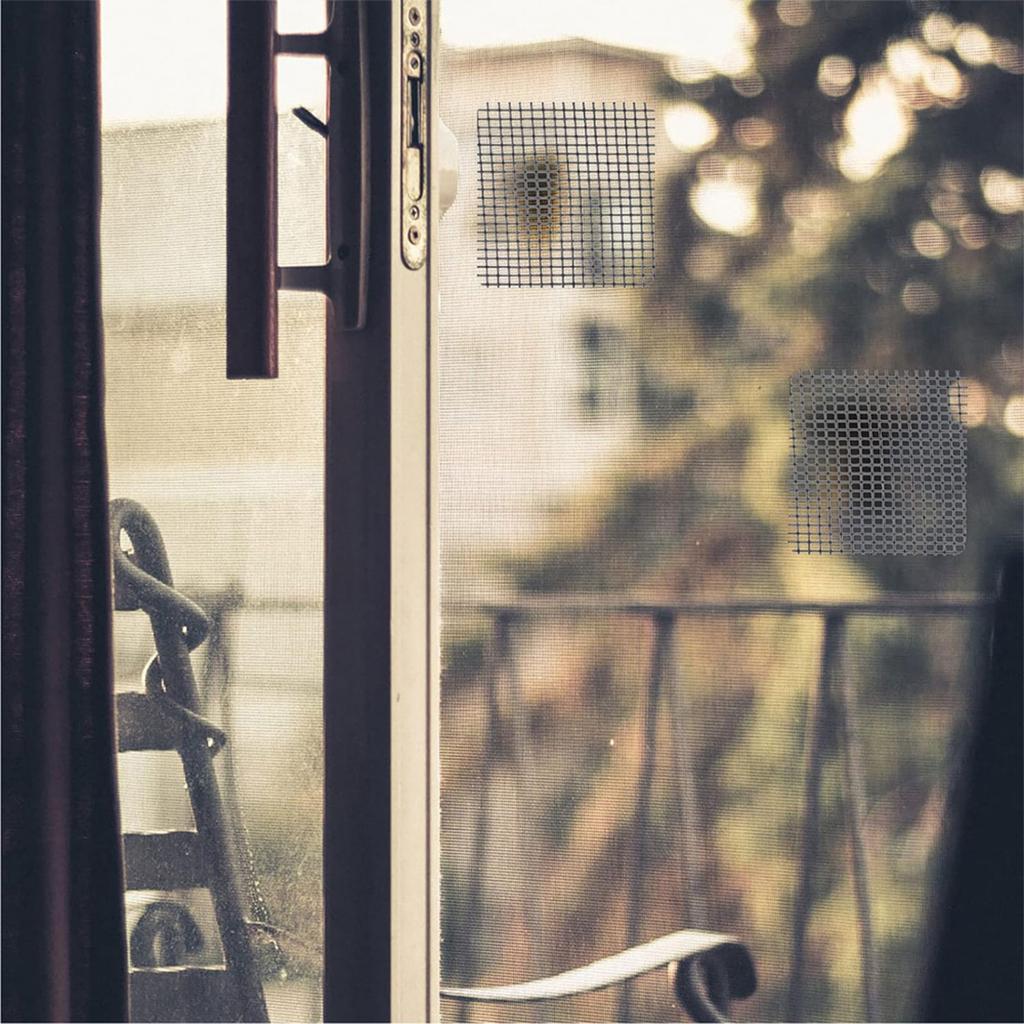 Самоклеящаяся сетка для ремонта сетки, лента для ремонта оконных экранов, заплатка для двери, сетка от насекомых, замена сломанных отверстий