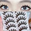 Cat-Eye Makeup Manga Lashes Dramatic Fake Eyelashes Natural Cosplay Lashes Women