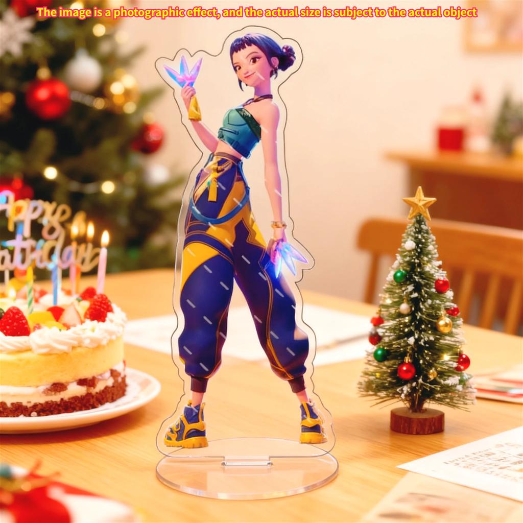 Anime KPop Demon Hunters Figure, Acrylic Stand, Rumi Mira Zoey Model,  Birthday Table Decoration, Christmas Gift for Fans