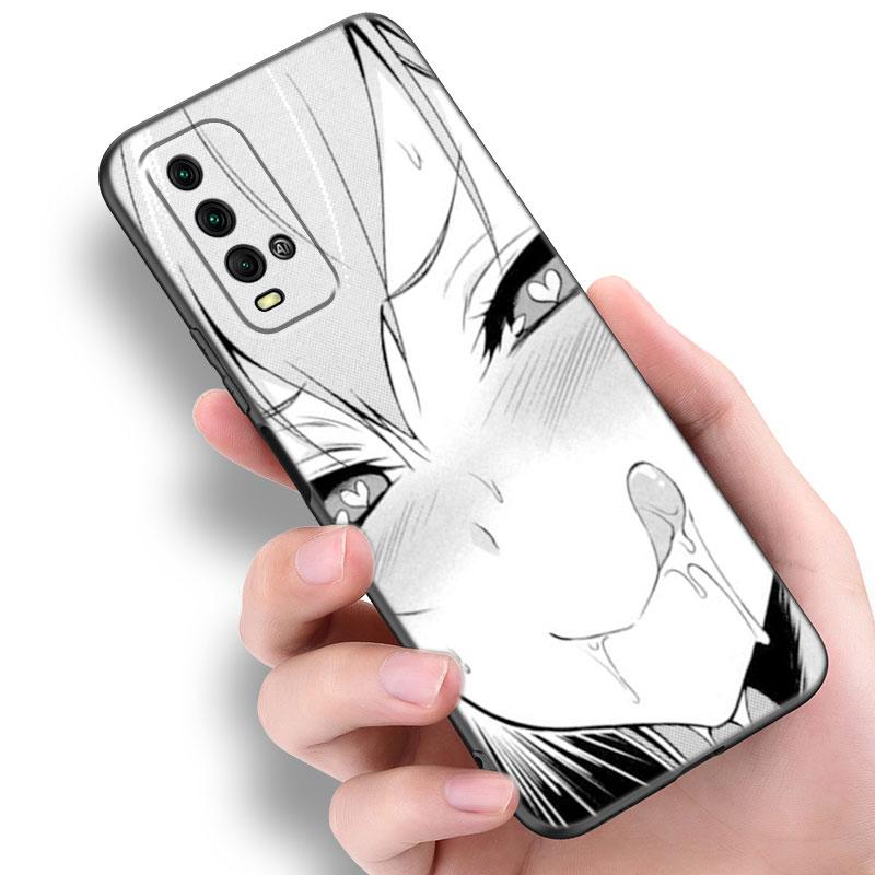 Чехол для телефона с милым лицом для Xiaomi Redmi Note 5 6 9T K20 K40 K50 Pro 7A 8A 9A 9C 9i 10A 10C A1 S2, черный чехол из ТПУ