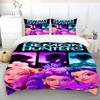 Постельный комплект в стиле K-Pop «Охотники на демонов» с красочным принтом, пододеяльник и простыня, текстиль для студенческого общежития, детский подарок