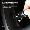 For Mitsubishi Pajero Outlander XL Montero Lancer Triton l200 Galant Evo ASX Car Keychain Tire Valve Cap Car Styling Accessories