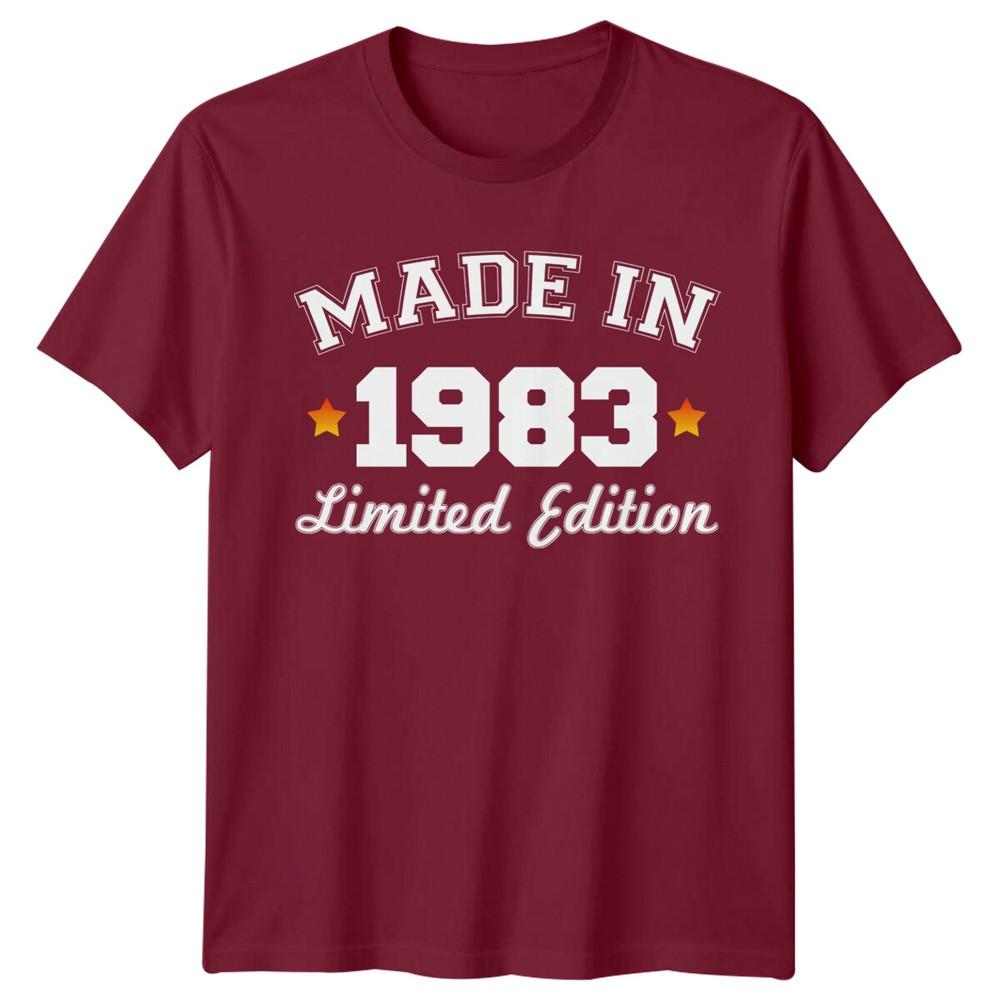 Made In 1983 Unisexs T Shirt 43rd Birthday Gift Vintage fortythree Year Old