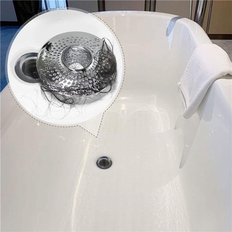 AEE2-Drain Hair Catcher Tub Drain Protector Strainer, Bathtub Shower Drain Hair Trap/Stopper, Tub Drain Hair Catcher