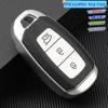 Модный чехол для ключей из ТПУ с полным покрытием, брелок для Hyundai Santa I30 IX35 Encino KONA Solaris Azera Grandeur Elantra Accent Fe