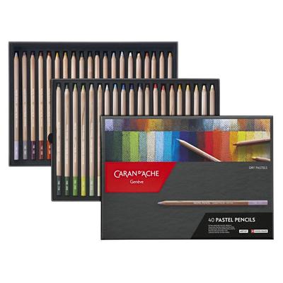 Пастельные карандаши Caran 40 цветов набор d'Ache 0788-340