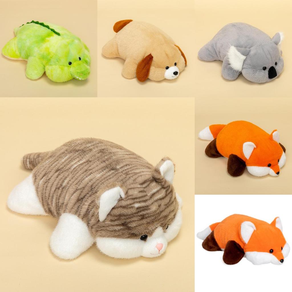 Fox Cartoon Koala Crocodile Plush Hug Pillow With Short Plush Material For Gift