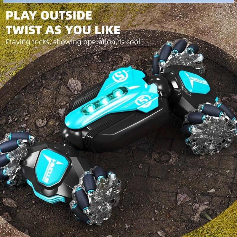 Пульт дистанционного управления Twist Stunt Car, пульт дистанционного управления 2.4G, управление индукционными часами, увеличение срока службы батареи, мощный, вращение на 360° с деформацией грунта