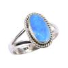 Natural Australian Opal Gemstone 925 Solid Sterling Silver Ring Size 8.5 t4S09