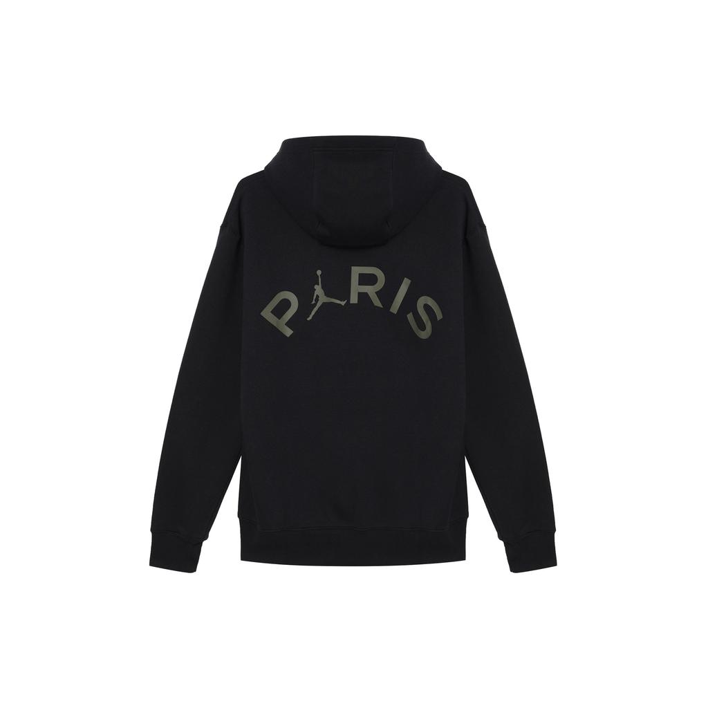 Jordan X PSG SS24 Logo Hoodie Мужские топы Черный FN5327-010
