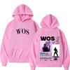 Хип-хоп исполнитель Wos Ds3 Тур 2026 Альбом Мерч Худи Мужчины Женщины Модный Пуловер Длинный Рукав Оверсайз Повседневный Мягкий Хлопковый Свитшот