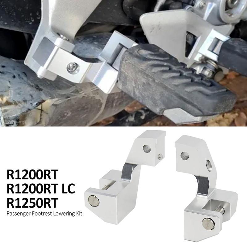 Motorcycle Foot peg Passenger Footpeg Lowering Kit For BMW R1200RT LC 2014- R1200 RT 2005-2013 R1250RT R 1250 RT 2025-2021 -2020