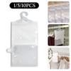 1-10 шт. Многоразовые пакеты для поглощения влаги Пустой пакет с крючком Подвесные мешки-осушители для комнаты, гардероба, ванной комнаты, подвала