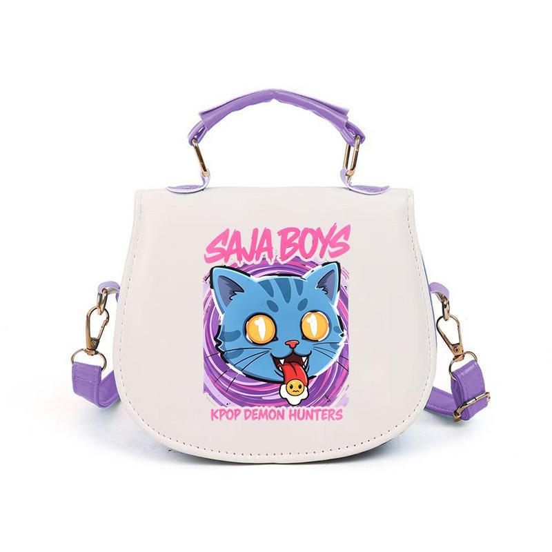 Girls Kpop Hunters Derpy Rumi Zoey Mira Printed Student Kids Casual Shoulder Crossbody Bags