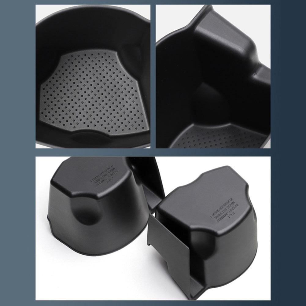 Cup Holder Front Door Storage Box For Alphard 4th Generation Aahh40w/aahh45w Shock-absorbing Cup Tray Tpe Tidying A8e4