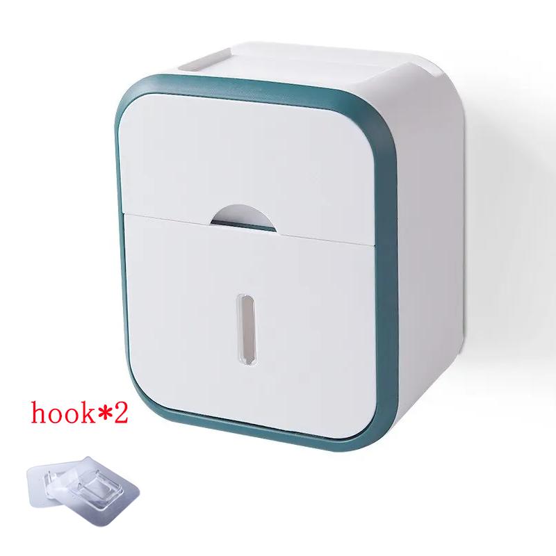 Коробка для салфеток, настенная, водонепроницаемая, многофункциональная, держатель для туалетной бумаги, коробка для хранения в ванной комнате, товары для хранения