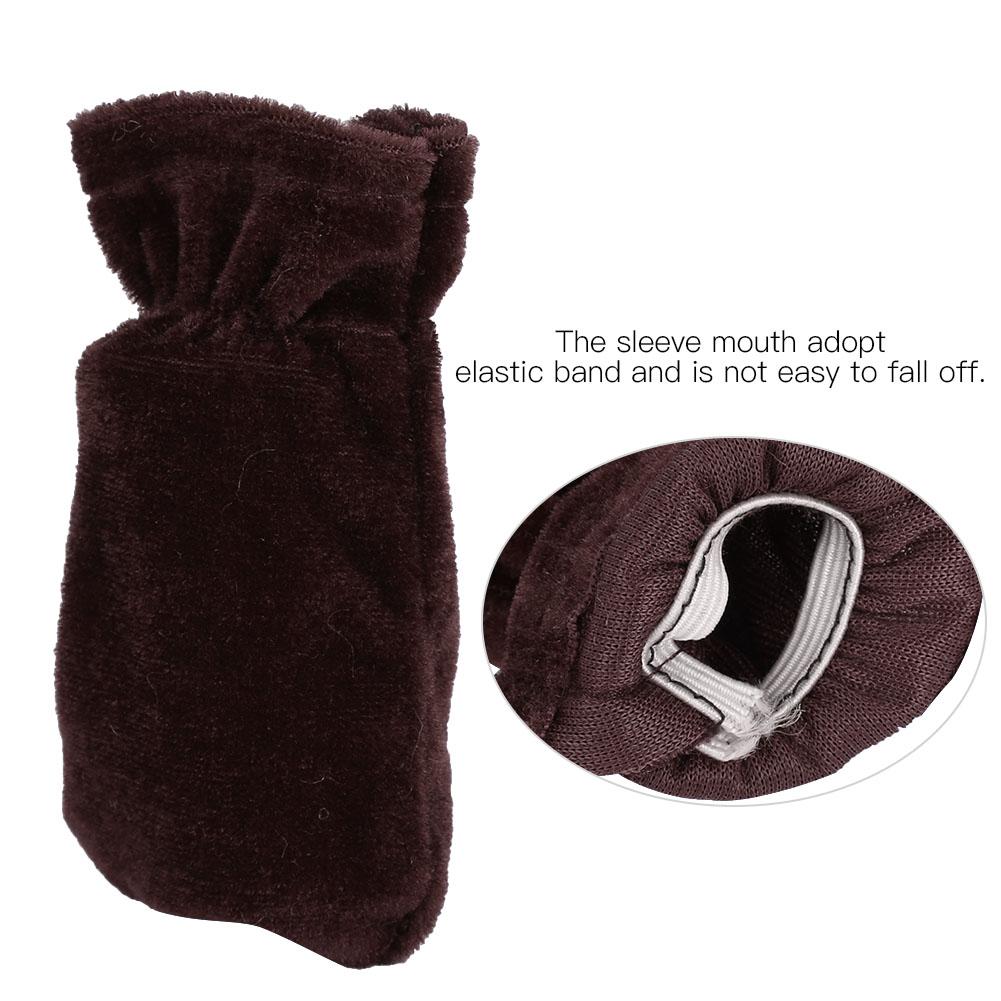 3 шт. Универсальный плюшевый чехол для педалей пианино Защитный аксессуар для музыкальных инструментов(кофе)