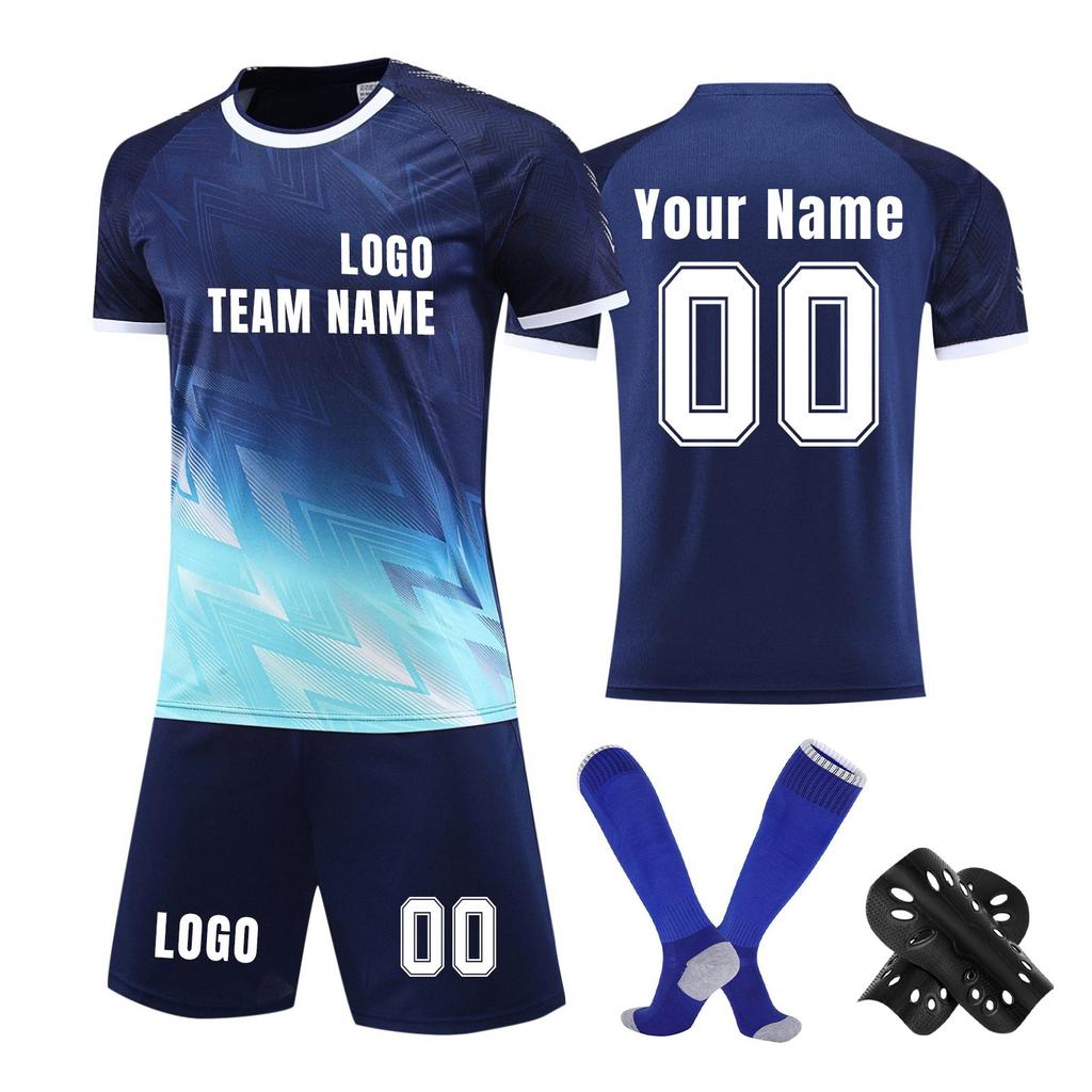 Комплект персонализированных рубашек для мужчин и девочек с именем и номером, футбольные майки на заказ для мальчиков, тренировочный костюм