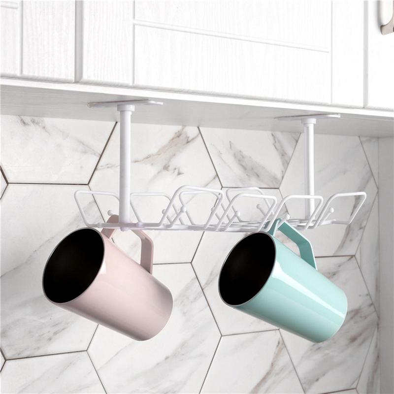 Under Desk Cable Management Tray Cord Organizer For Wire Socket Hang Holder Power Strip Rack Punching Kitchen Storage Home Tools