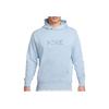 Nike Толстовка с капюшоном с буквенным принтом, мужские топы, светло-синий FZ4765-440